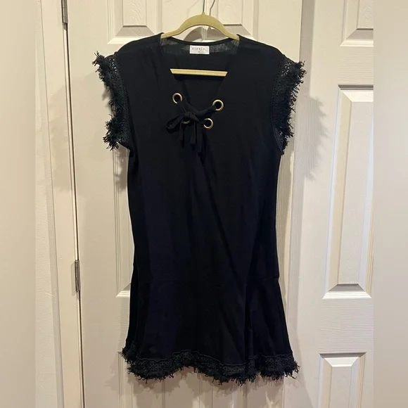 Steele brand black pullover dress - Picture 1 of 10